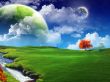 Abstract fantasy land Wallpaer