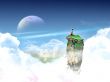 Land above clouds Wallpaer
