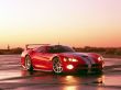Viper on wet road Wallpaer