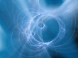 Blue round lines Wallpaer