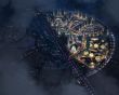 City at night top view Wallpaer