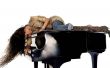 Alicia on the piano Wallpaer