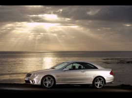 CLK AMG sunset Wallpaper
