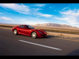 Ferrari 599 outside Wallpaper