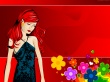 Girl in love Wallpaer