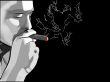 Sketch of a smoker Wallpaer