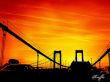 Sunset traffic Wallpaer