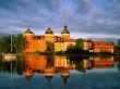 Orange castle reflect Wallpaer