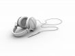 White headphones Wallpaer