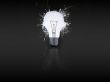 White light bulb Wallpaer