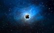 Space Apple logo Wallpaer