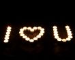 Candle love sign Wallpaer