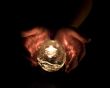 Holding candle Wallpaer
