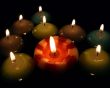 Multiple color candles Wallpaer