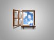 Window in the sky Wallpaer