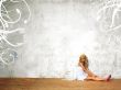 Blonde sitting down Wallpaer