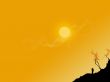 Kissing on a hill Wallpaer
