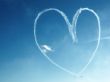 Heart shaped trail Wallpaer