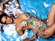 Woman in water Wallpaer