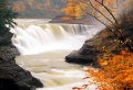 River in Autumn Wallpaer