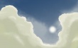 Digital sky blue Wallpaer