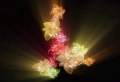 Crystal Flowers Wallpaer