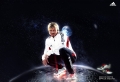 Beckham on Moon Wallpaer