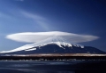 Blue Mountain Covered with Snow Wallpaer