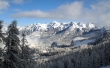 Mountains in Winter Wallpaer