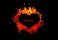 Heart on Fire Wallpaer