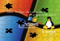 Windows Vs Linux Wallpaer