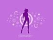Disco nights purple Wallpaer