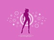 Disco nights pink Wallpaer