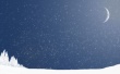 Superb winter moon Wallpaer