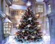 Christmas tree inside Wallpaer
