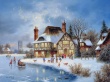 Painting Christmas Wallpaer