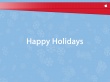 Happy Holidays red Wallpaer