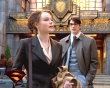 Superman with girl Wallpaer