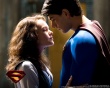 Superman kissing Wallpaer