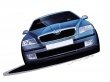Skoda front draw Wallpaer