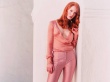 Alicia Witt in pink Wallpaer