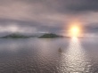 Ship in Ocean Wallpaer