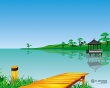 Lake scenery Wallpaer