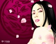 Sakura red Wallpaer