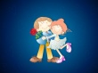 Valentine couple Wallpaer