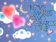 Love make one heart Wallpaer