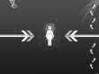 I love a girl in center Wallpaer