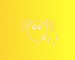 Spring yellow cat Wallpaer