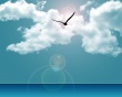 Looking into the sun Wallpaer