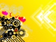 Yellow vector Wallpaer